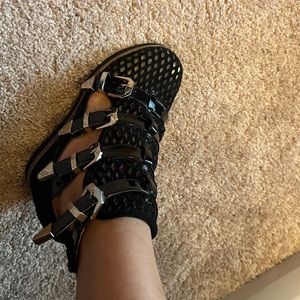 Jeffrey Campbell witch suede shoe